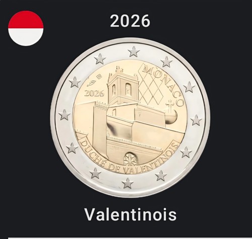 Euro commemorativo monaco - 2,