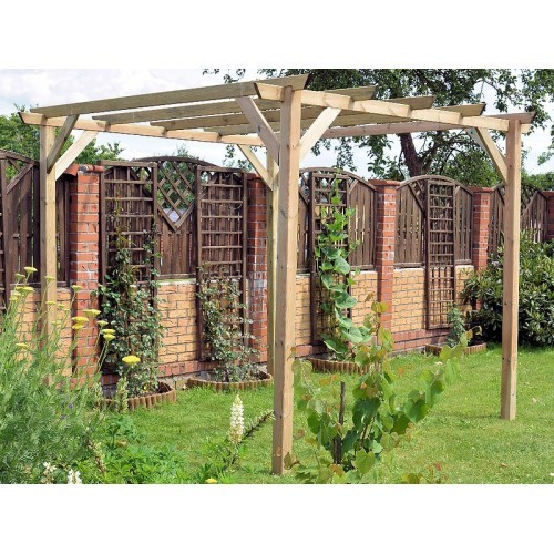 Pergola legno 3x3 - legno, gazebo