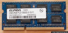 MEMORIA RAM SO DIMM 2 GB DDR3 PC3 - 10600S PER NOTEBOOK VARIE MARCHE