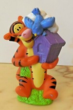 VINTAGE PUPAZZO GOMMA WINNIE THE POOH TIGRO DISNEY 14 CM
