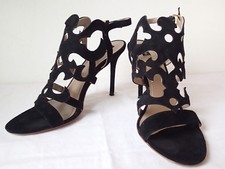 SANDALO DONNA - WOMAN HELL - HANDMADE ETRO - BLACK NERE - NUOVE NEW 38