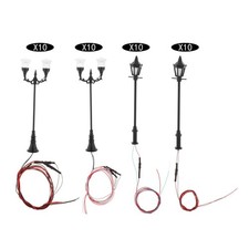 10 pz Ferrovia Strada Luce