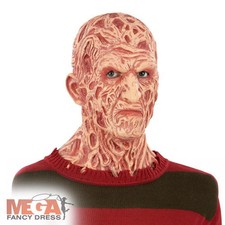 Maschera Halloween Adulti Freddy Krueger Nightmare on Elm Street con licenza ufficiale