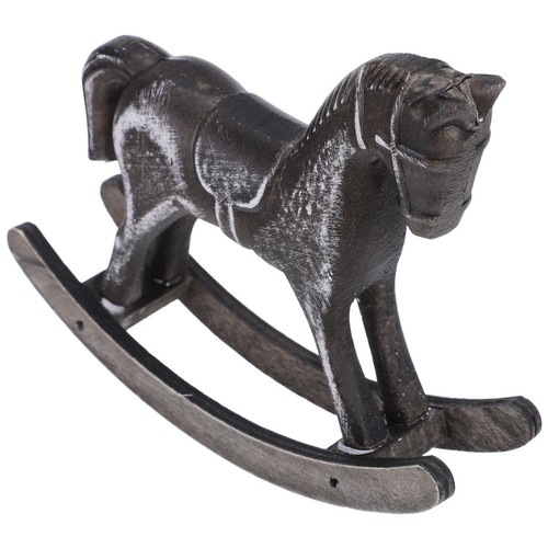 Statua cavallo dondolo - statua, di