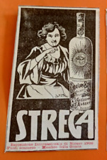 Pubblicità liquore Strega 1906 membro giuria illustr. Stolz da riviste d'epoca