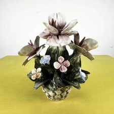 cestino fiori in porcellana