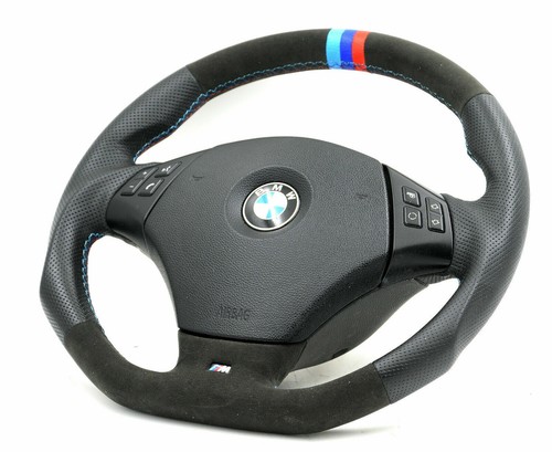 Volante pelle piatto bmw - volante,
