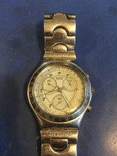 Orologio cronografo Swatch metallo Quarzo Vintage Subacqueo Molto  Bello