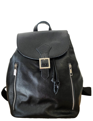 Women backpack black real - women's,