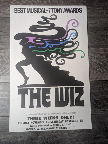 Poster vintage the wiz - the,