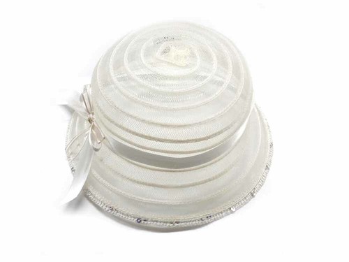 Cappello beige pann paillettes - cappello,