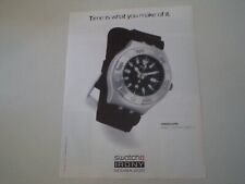 advertising Pubblicità 1999 OROLOGIO SWATCH IRONY SCUBA 200 OBSCURE