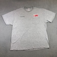 t shirt uomo vigili del fuoco north las vegas 2XL grigio 