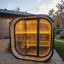 Sauna a botte da esterno per 6
