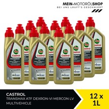 Castrol Transmax ATF Dexron-VI Mercon LV Multivehicle 12x1 litri = 12 litri