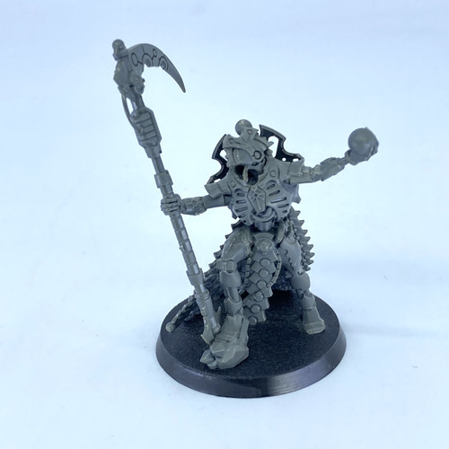 Necron overlord with warscythe - necron,