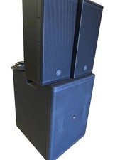 Impianto Audio SES*C "2.1" 2 Casse da 8" Passive Sub.Amplificato .2x10" 2400Wp