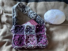 Borsa all uncinetto a - all'uncinetto,