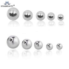 10 Pcs Ricambio Palline per Piercing Pancia Capezzolo Barretta Labbro Lingua