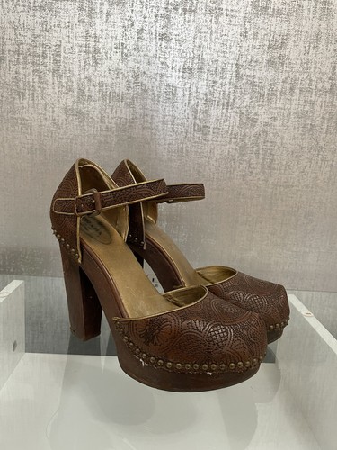 Zoccoli prada pelle legno - zoccoli,