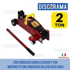 Cric idraulico carrello basso - idraulico,