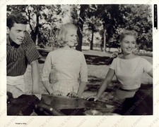 1957 Film April Love Pat BONE  Dolores MICHAELS Shirley JONES actors still Photo