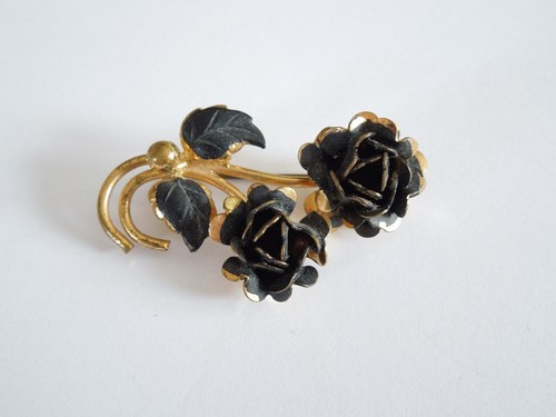 Spilla vintage motiv - vintage, fiori
