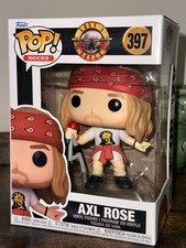 FUNKO POP 397 - AXL ROSE - Red Bandana - Guns N Roses - Funko Rocks - Nuovo