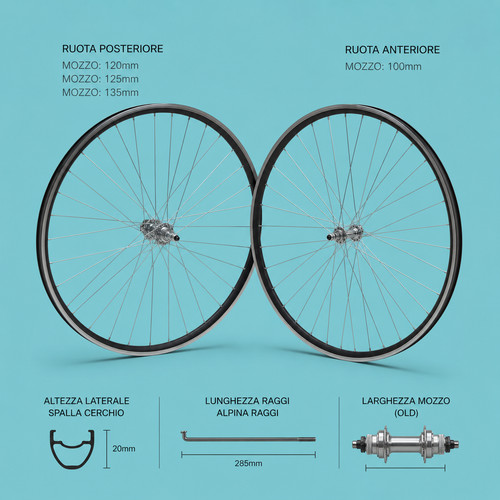 Ruote bici corsa - 28, 1