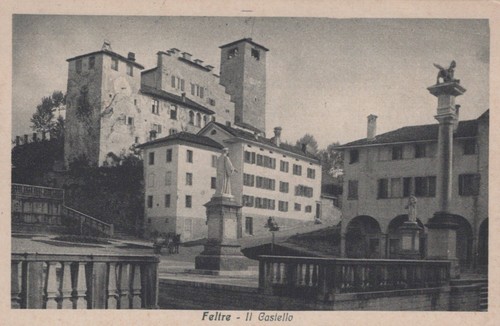 Cartolina feltre belluno - cartolina,