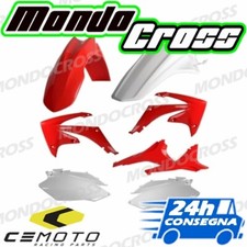 Kit plastiche CEMOTO Rosso cr04 Bianco HONDA CRF 450 R 2011-2012