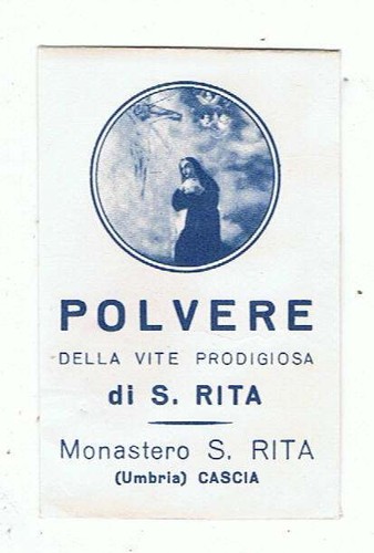 Santino reliquia polvere - reliquia,