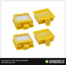 KIT RICAMBI 4 FILTRI HEPA PER