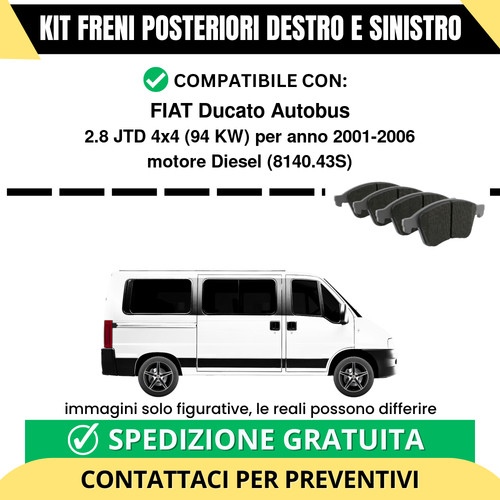 Pastiglie freno posteriori - pastiglie,