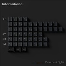 KBDfans PBTfans Retro Luci