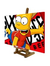 Quadro pop art Bart Simpson