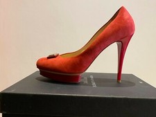 ELISABETTA FRANCHI scarpe tacco décolleté colore rosso taglia 38