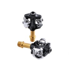 coppia pedali e-pm215ti con perno in titanio EXUSTAR pedali bici mtb