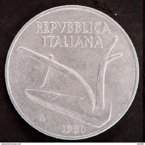 1980 italia moneta - italia,