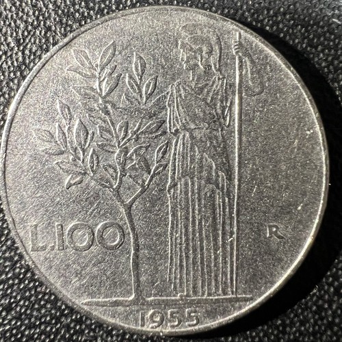 100 lire italiane 1955 - lire,