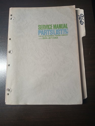 Akai 210d manuale di - manuale,