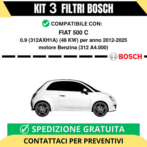 Kit bosch filtri - kit, tagliando
