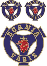 SCANIA cabina / VABIS 1:14 1:16 Tamiya WEDICO STICKER ADESIVO 092