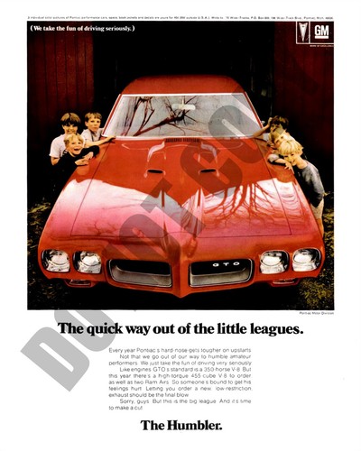 1970 pontiac gto the - gto, humbler