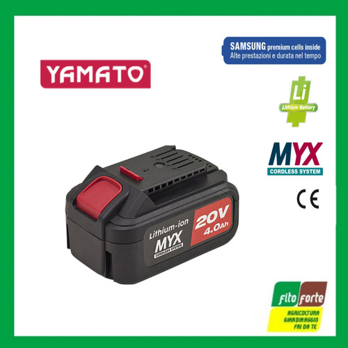Batteria litio 20v 0ah - al, 4.0ah