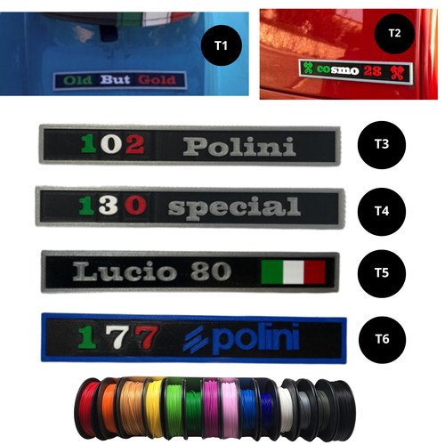 Targhetta tricolore italia - tricolore,