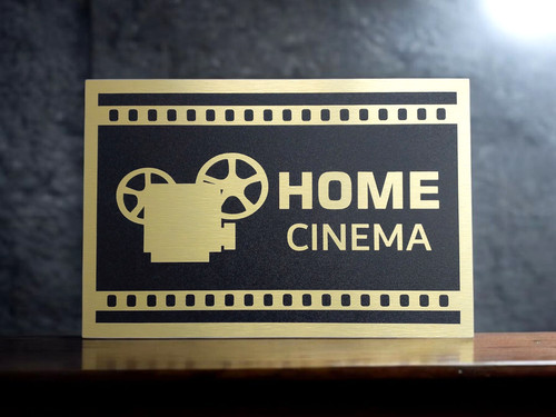 Insegna parete home cinema - insegna,