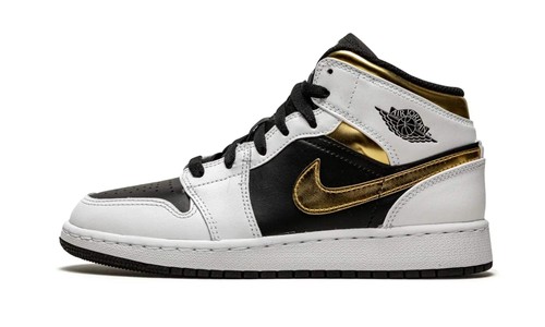 Jordan mid white gold - 1,