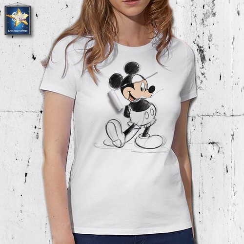 Shirt maglietta donna mickey - t-shirt,
