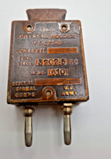 Cristallo di frequenza Quartz cristal holder tubo radio storico tubo da collezione tube